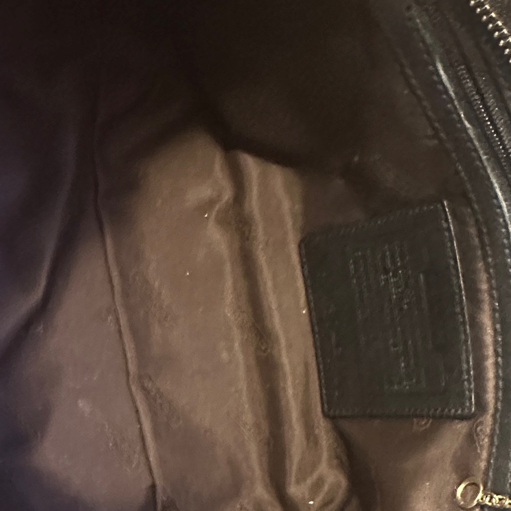 Coach Vintage Legacy Black Leather Mini Tote A30-9846 - Picture 8 of 10